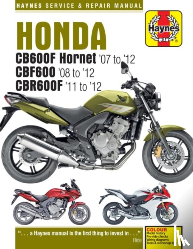 Coombs, Matthew - Honda CB600 Hornet, CBF600 & CBR600F (07 - 12)