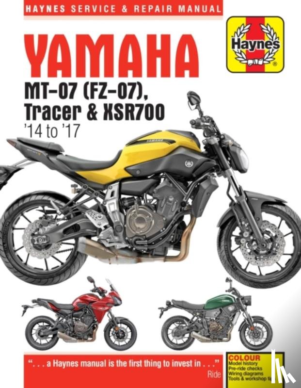 Coombs, Matthew - Yamaha MT-07, Tracer & XSR700 (14 to 17) Haynes Repair Manual