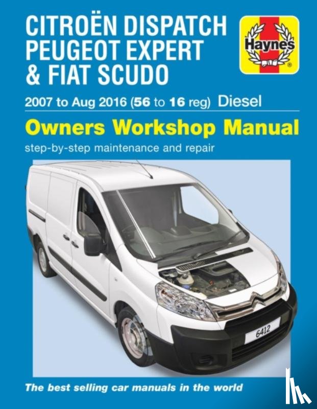  - Citroen Dispatch, Peugeot Expert & FIAT Scudo Diesel ('07-Aug '16) 56 to 16