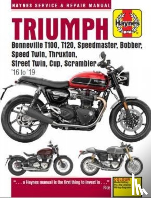 Coombs, Matthew - Triumph Bonneville T100, T120, Speedmaster, Bobber, Speed Twin, Thruxton, Street Twin, Cup, Scrambler (16 to 19)