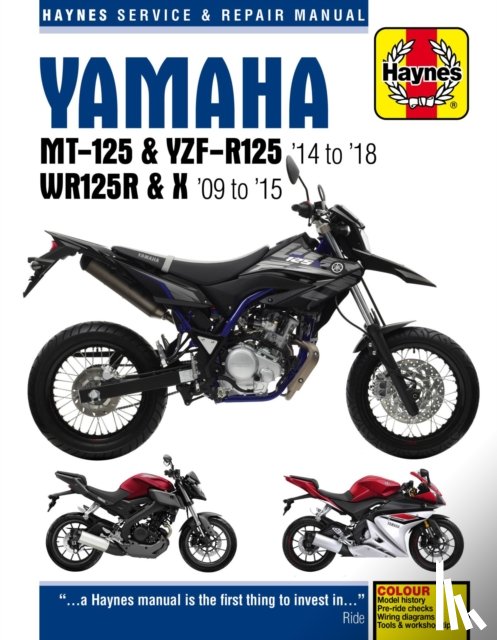 Haynes Publishing - Yamaha MT-125 & YZF-R125 (14-18), WR125R/X (09-15)