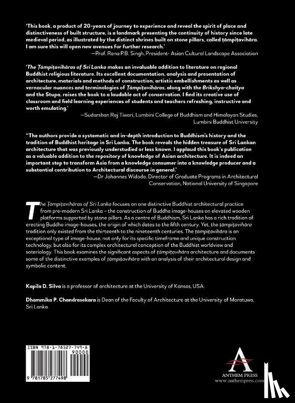Silva, Kapila D., Chandrasekara, Dhammika P. - The Tampitaviharas of Sri Lanka
