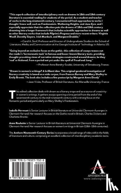  - Dream and Literary Creation in Women’s Writings in the Eighteenth and Nineteenth Centuries