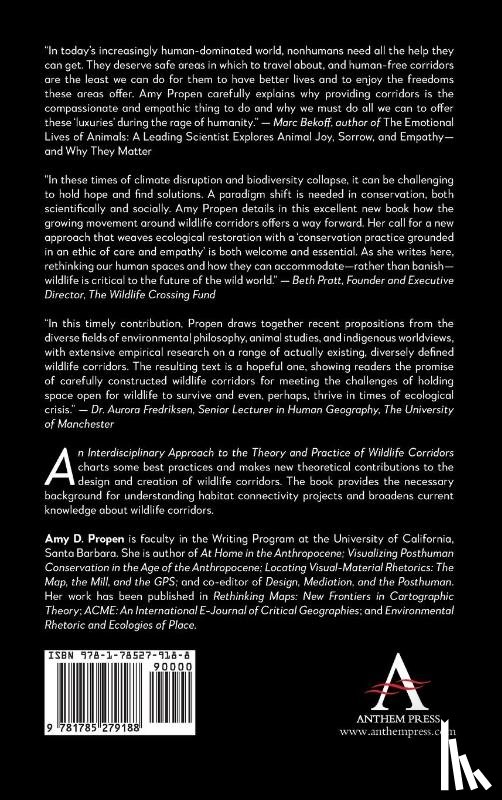 Propen, Amy D. - An Interdisciplinary Approach to the Theory and Practice of Wildlife Corridors