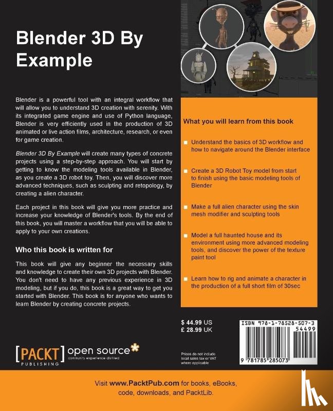 Caudron, Romain, Nicq, Pierre-Armand - Blender 3D By Example