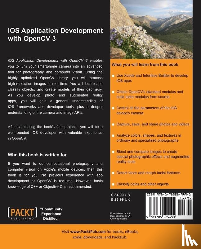 Howse, Joseph - iOS Application Development with OpenCV 3