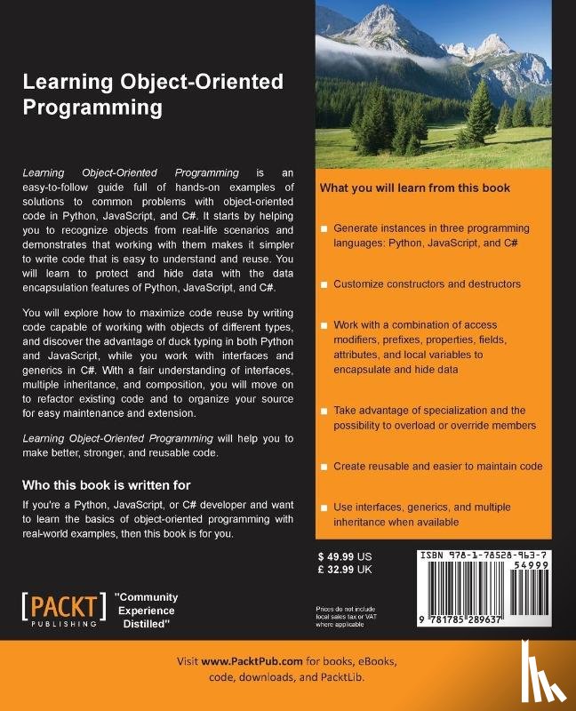 Hillar, Gaston C. - Learning Object-Oriented Programming