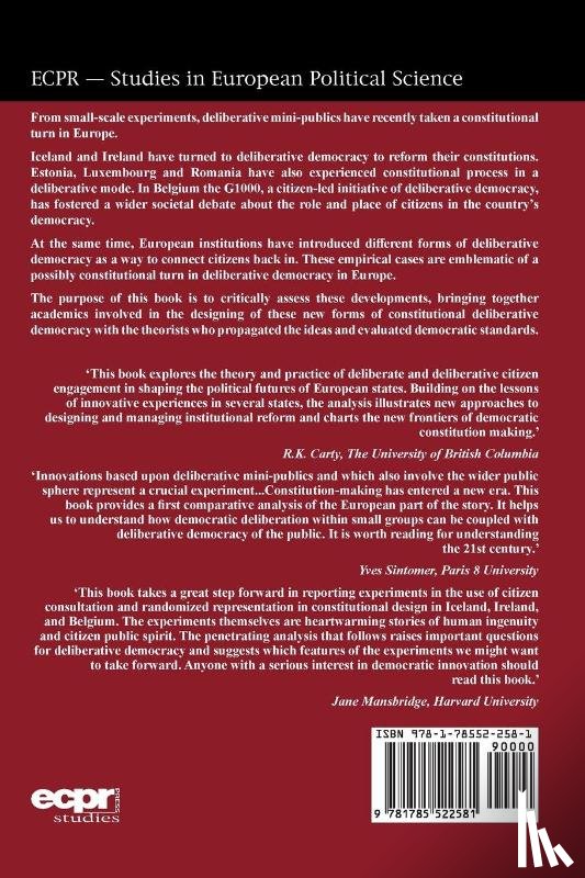  - Constitutional Deliberative Democracy in Europe