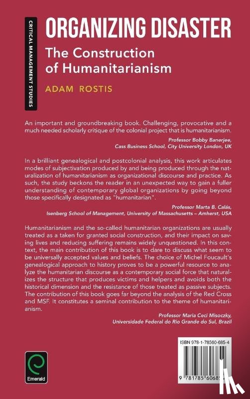 Rostis, Adam (Dalhousie University - Organizing Disaster