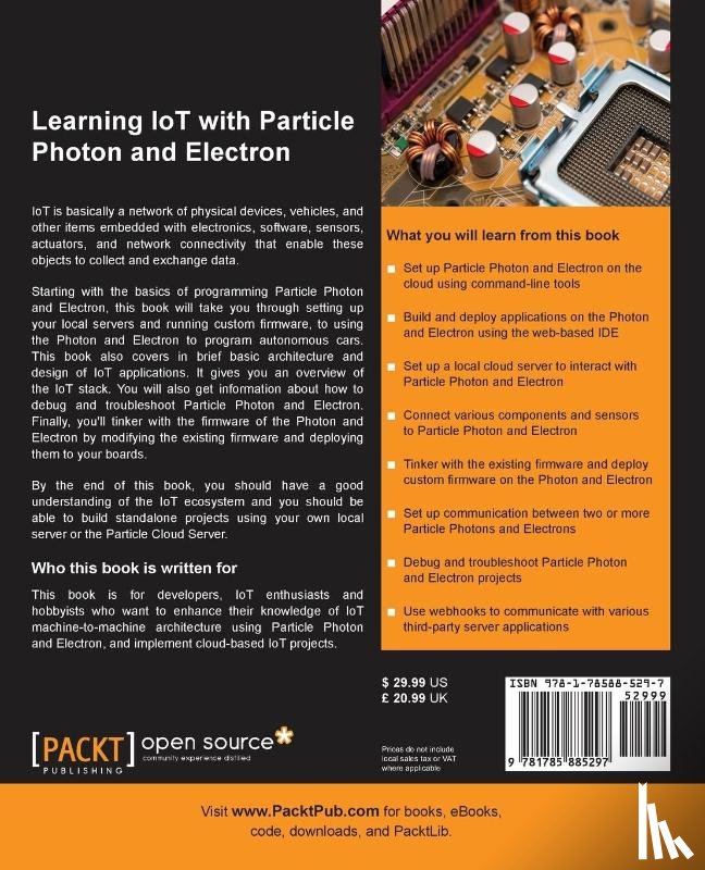 Khan, Rashid, Ghoshdastidar, Kajari, Vasudevan, Ajith - Learning IoT with Particle Photon and Electron