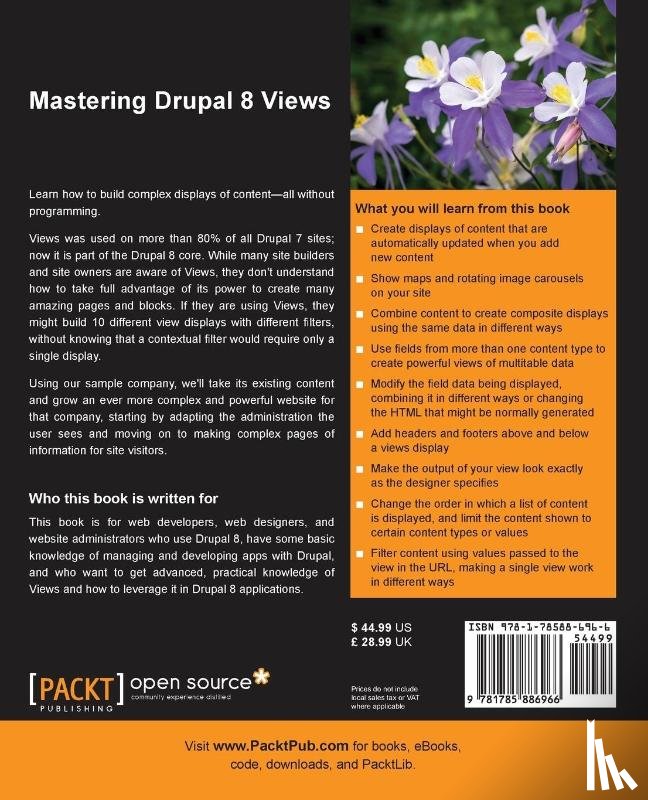 Marshall, Gregg - Mastering Drupal 8 Views
