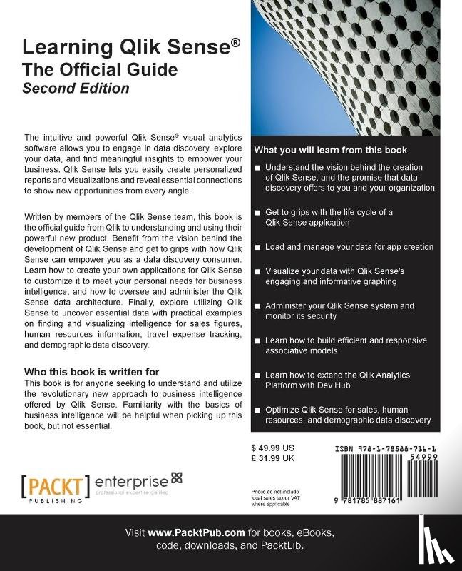 Ilacqua, Christopher, Cronstrom, Henric, Richardson, James - Learning Qlik Sense (R): The Official Guide -