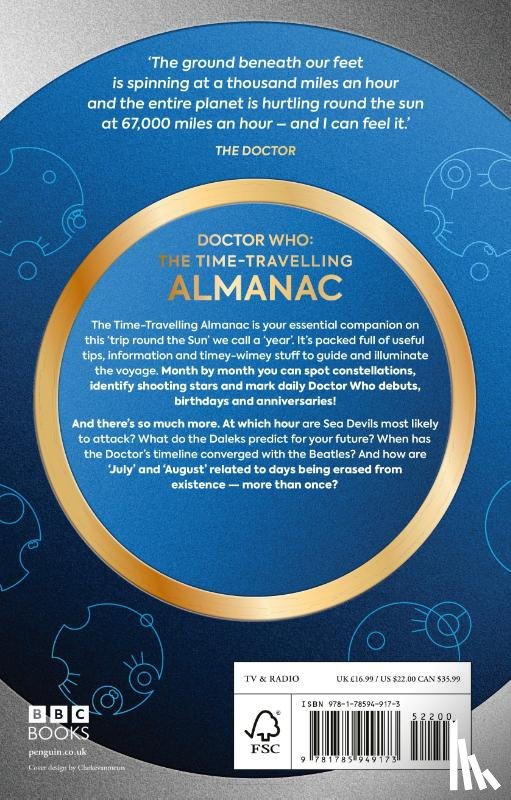 Guerrier, Simon - Doctor Who: The Time-Travelling Almanac