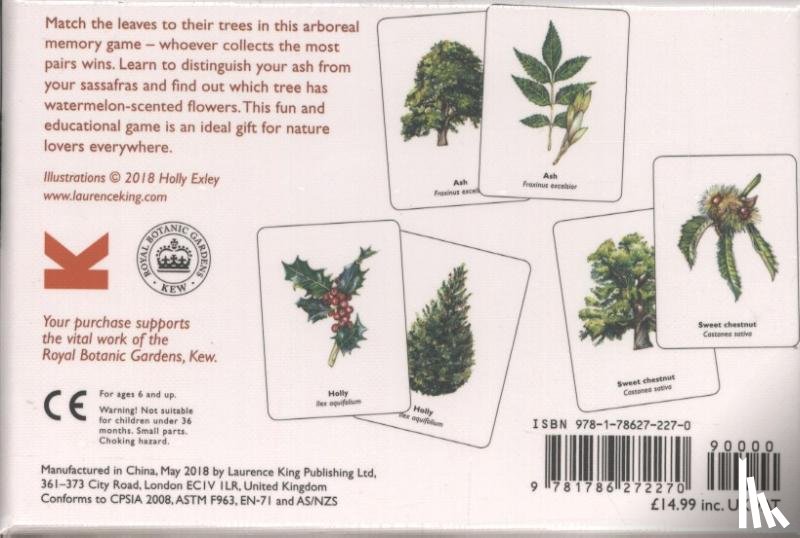 Tony Kirkham (Auteur) & Holly Exley (Illustrations) - Match a Leaf A Tree Memory Game:A Tree Memory Game