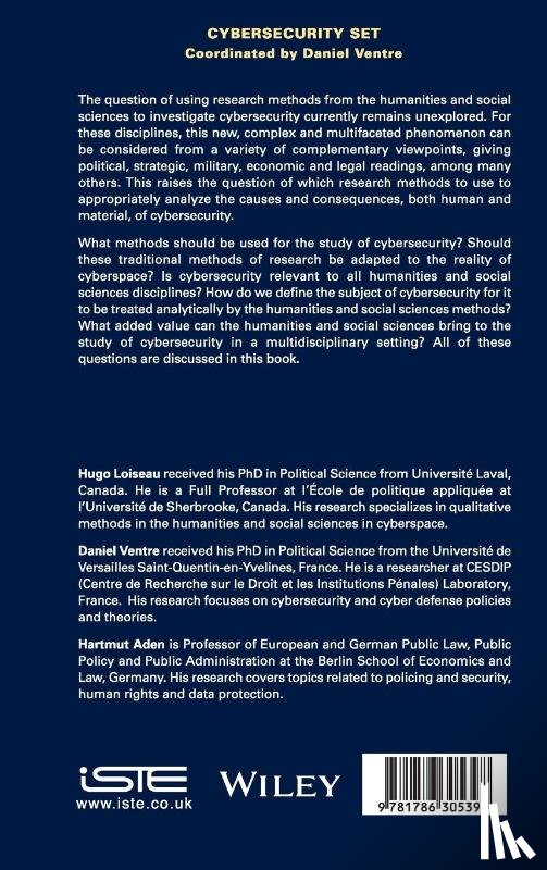  - Cybersecurity in Humanities and Social Sciences