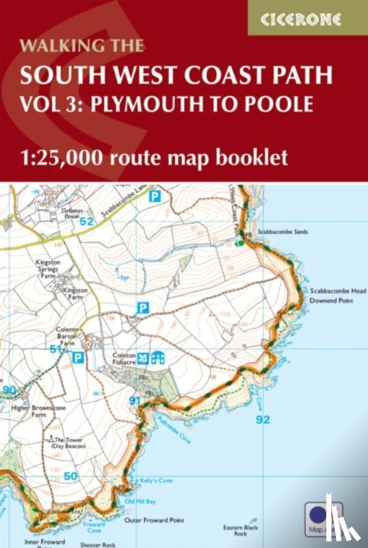 Dillon, Paddy - South West Coast Path Map Booklet - Vol 3: Plymouth to Poole