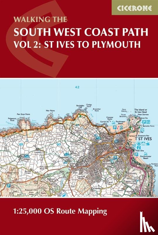 Dillon, Paddy - South West Coast Path Map Booklet - Vol 2: St Ives to Plymouth