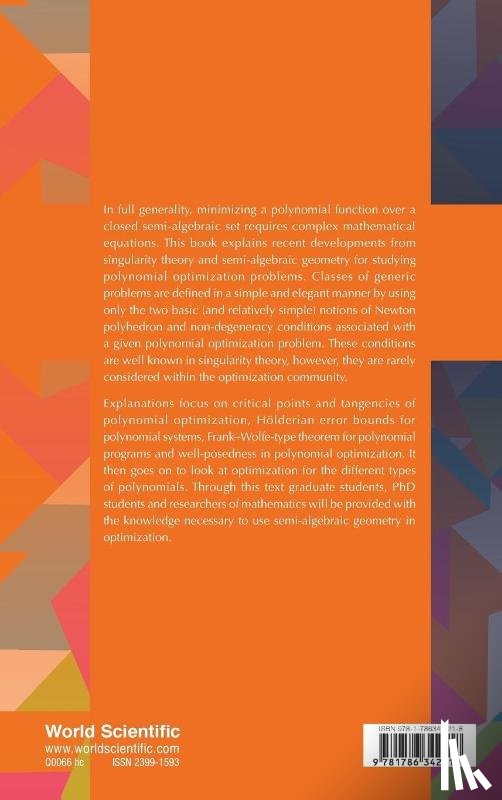 Pham, Tien Son (Univ Of Dalat, Vui, Ha Huy (Vietnam Academy Of Science & Technology - Genericity In Polynomial Optimization