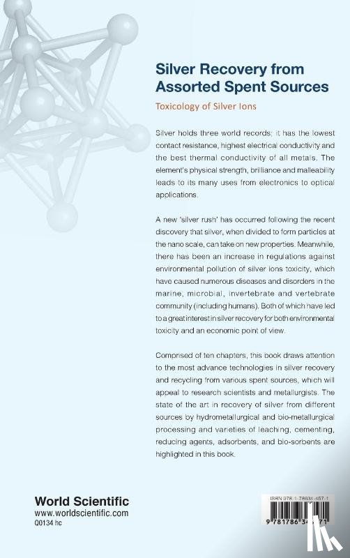  - Silver Recovery From Assorted Spent Sources: Toxicology Of Silver Ions