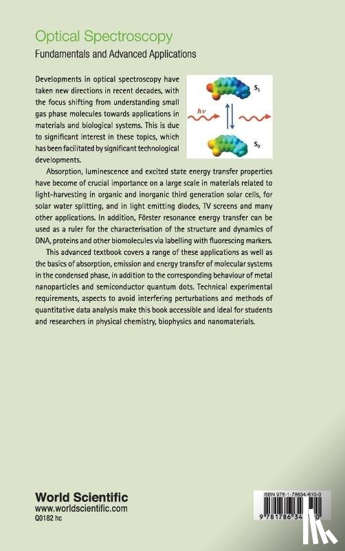 Roduner, Emil (Univ Of Stuttgart, Kruger, Tjaart (Univ Of Pretoria, Forbes, Patricia (Univ Of Pretoria, Kress, Katharina (Robert Bosch Gmbh - Optical Spectroscopy: Fundamentals And Advanced Applications