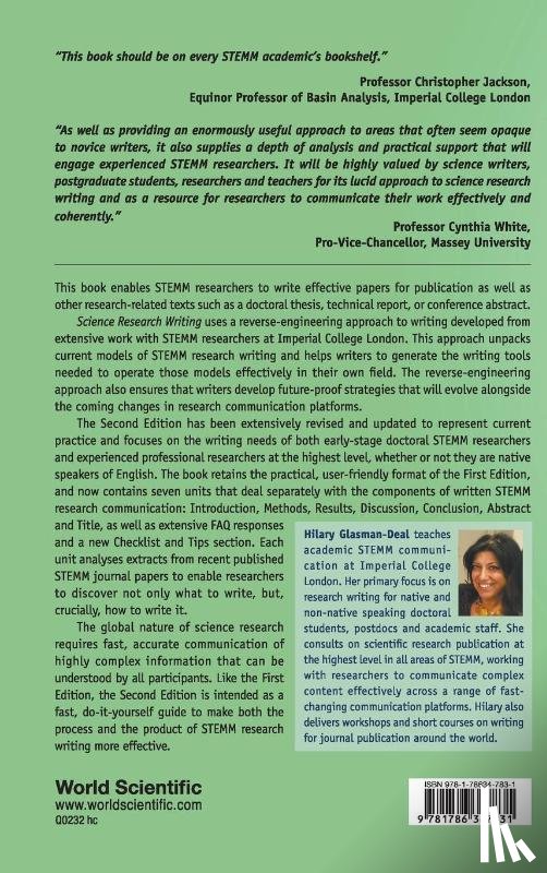Glasman-deal, Hilary (Imperial College London - Science Research Writing: For Native And Non-native Speakers Of English