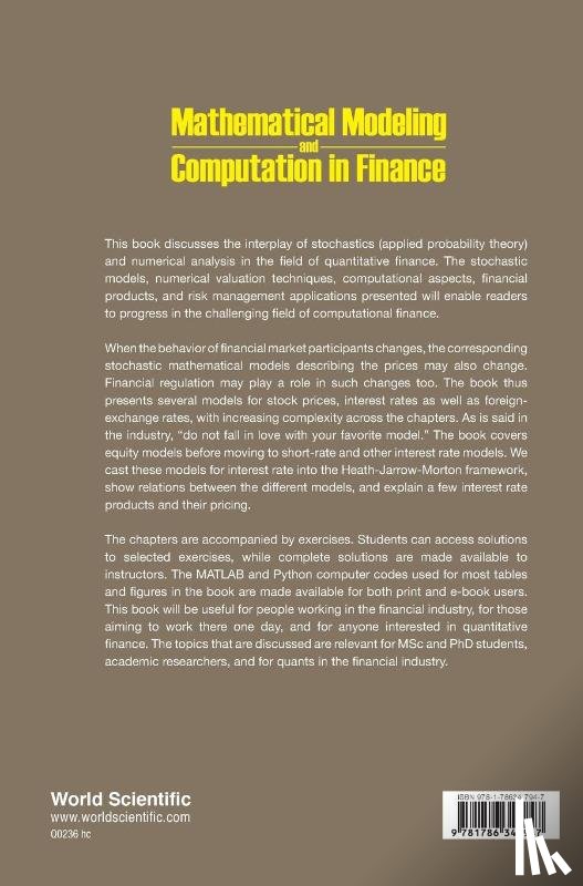 Oosterlee, Cornelis W (Delft Univ Of Tech, Grzelak, Lech A (Delft Univ Of Tech - Mathematical Modeling And Computation In Finance: With Exercises And Python And Matlab Computer Codes
