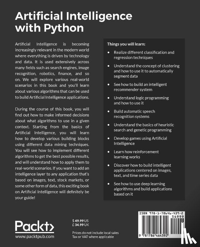 Joshi, Prateek - Artificial Intelligence with Python