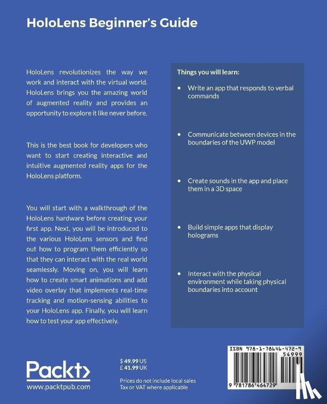 Odom, Jason - HoloLens Beginner's Guide
