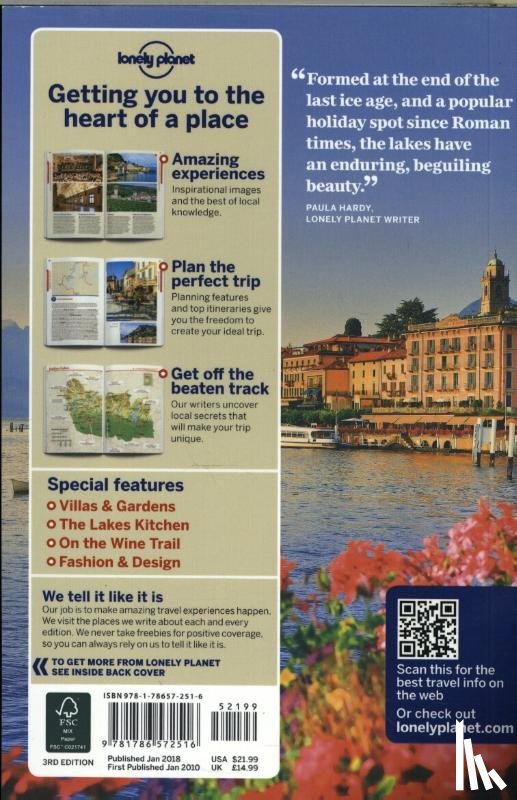  - Lonely Planet the Italian Lakes