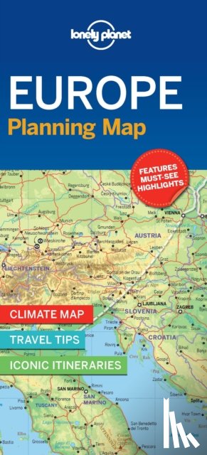 Lonely Planet - Lonely Planet Europe Planning Map