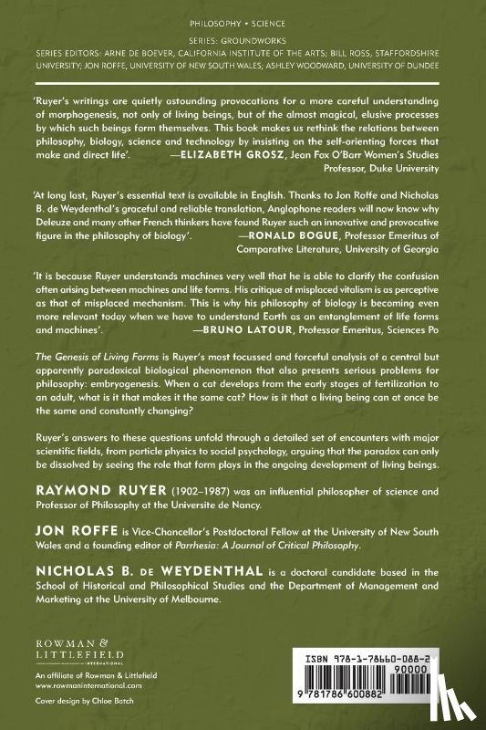 Ruyer, Raymond - The Genesis of Living Forms