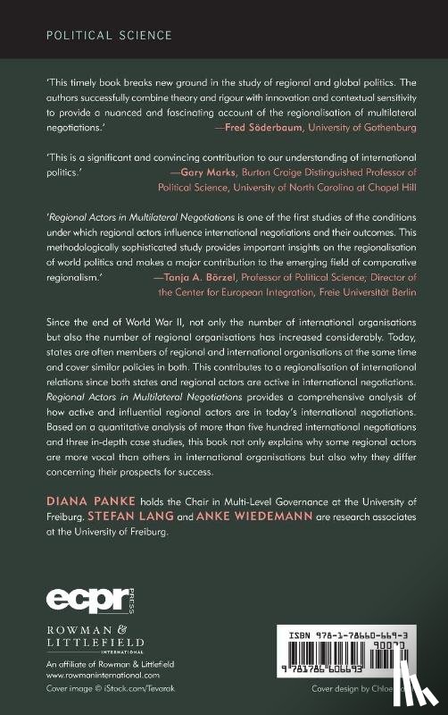 Panke, Diana, Lang, Stefan, Wiedemann, Anke - Regional Actors in Multilateral Negotiations