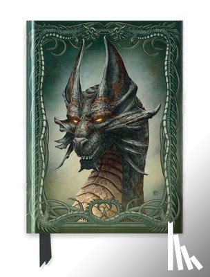 Flame Tree Studio - Kerem Beyit: Black Dragon (Foiled Journal)
