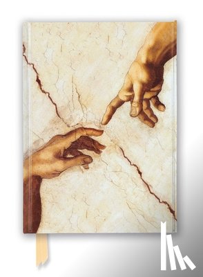 Flame Tree Studio - Michelangelo: Creation Hands (Foiled Journal)