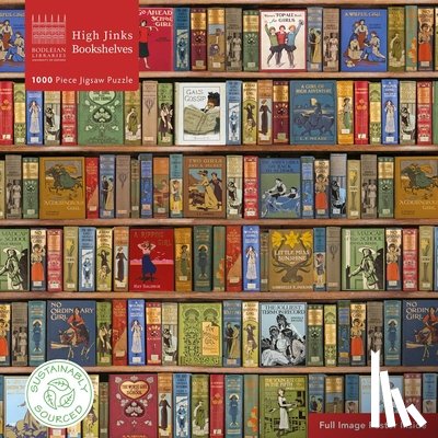 Flame Tree Studio - Adult Sustainable Jigsaw Puzzle Bodleian Library: High Jinks Bookshelves