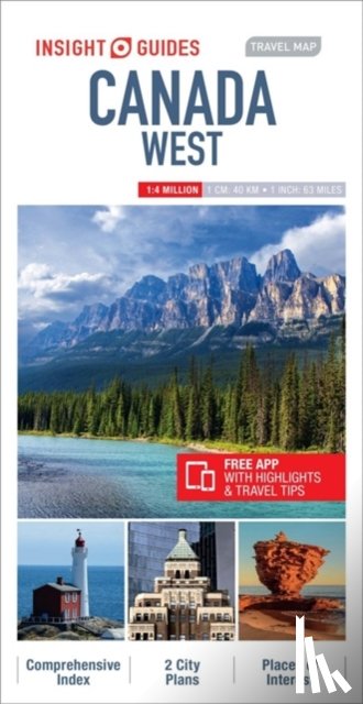 Insight Guides - Insight Guides Travel Map Canada West