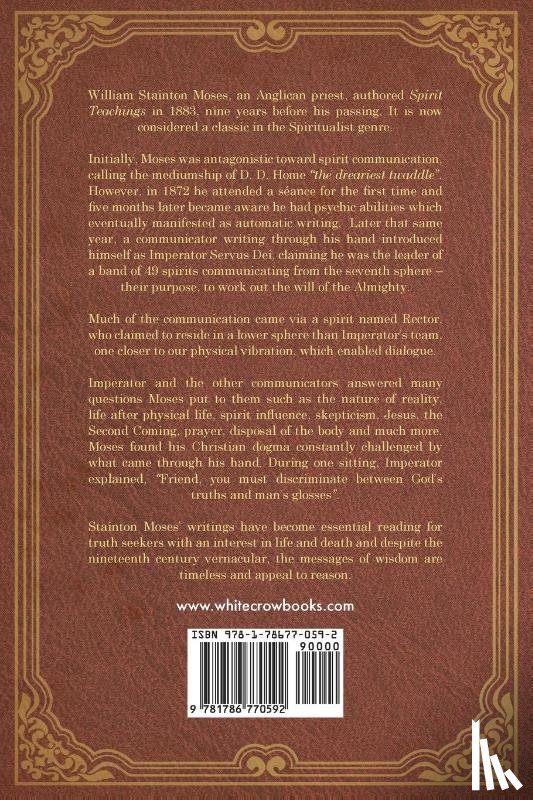 Stainton Moses, William, Oxon, M a - Spirit Teachings