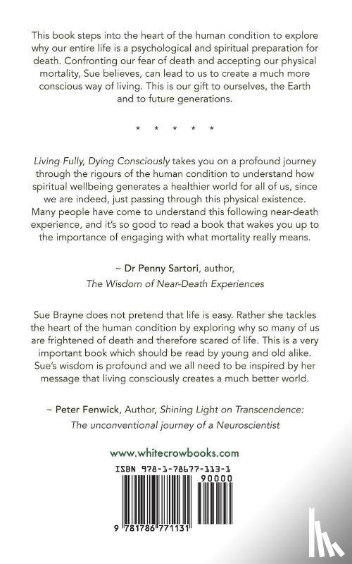 Brayne, Sue - Living Fully, Dying Consciously