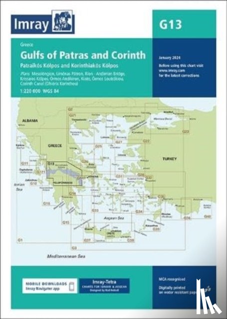 Imray, Imray - G13 Gulfs of Patras and Corinth