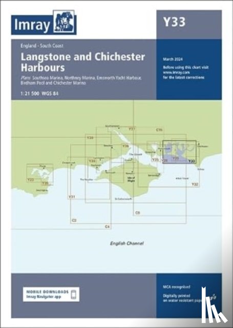 Imray Y Series - Y33 Langstone and Chichester Harbours