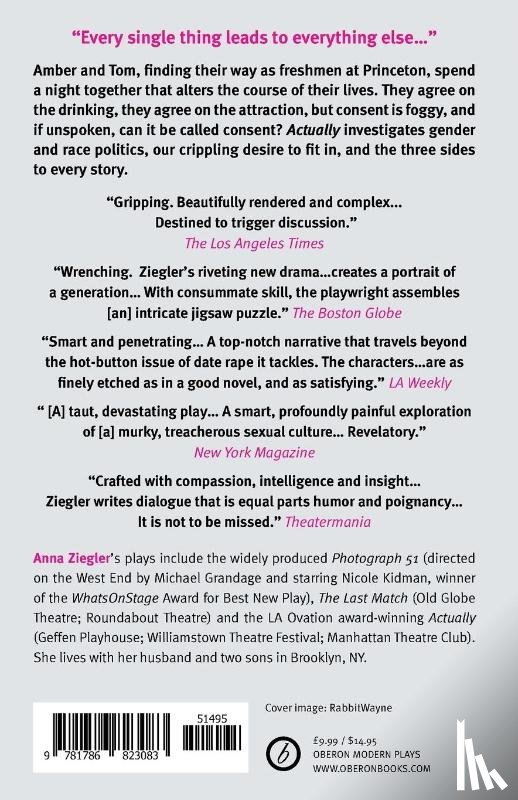 Ziegler, Anna (Author) - Actually