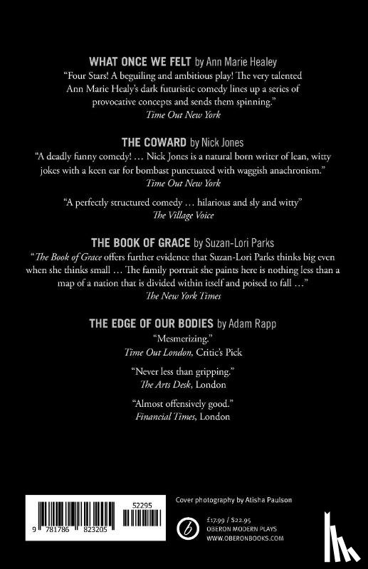 Ann Marie (Author) Healy, Nick (Theatre) Jones, Suzan-Lori Parks, Adam Rapp - The Oberon Anthology of Contemporary American Plays