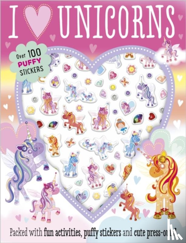  - I Love Unicorns Puffy Sticker Activity