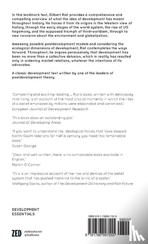 Rist, Gilbert - The History of Development