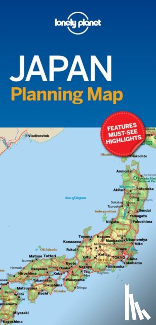 Lonely Planet - Lonely Planet Japan Planning Map