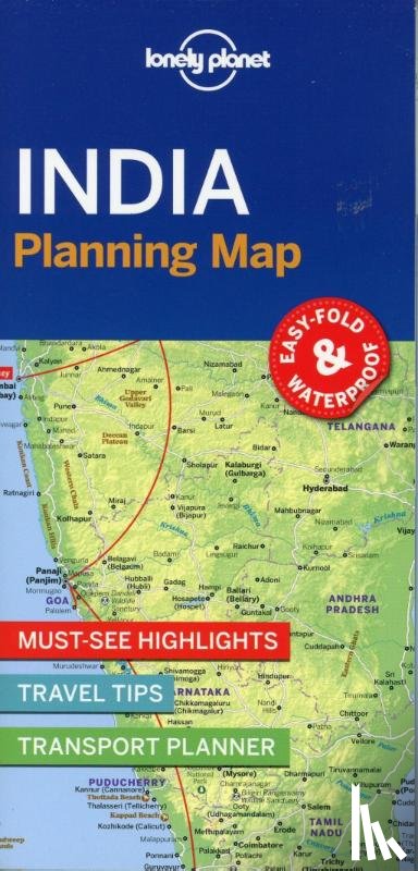 Lonely Planet - Lonely Planet India Planning Map
