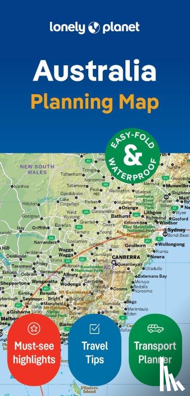 Lonely Planet - Lonely Planet Australia Planning Map