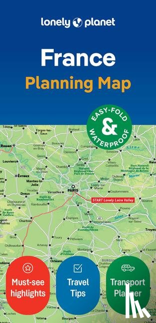 Lonely Planet - Lonely Planet France Planning Map