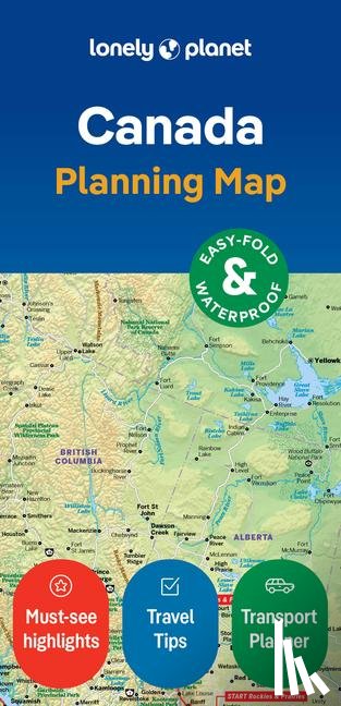 Lonely Planet - Lonely Planet Canada Planning Map
