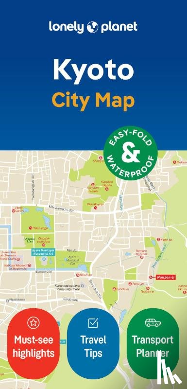 Lonely Planet - Lonely Planet Kyoto City Map